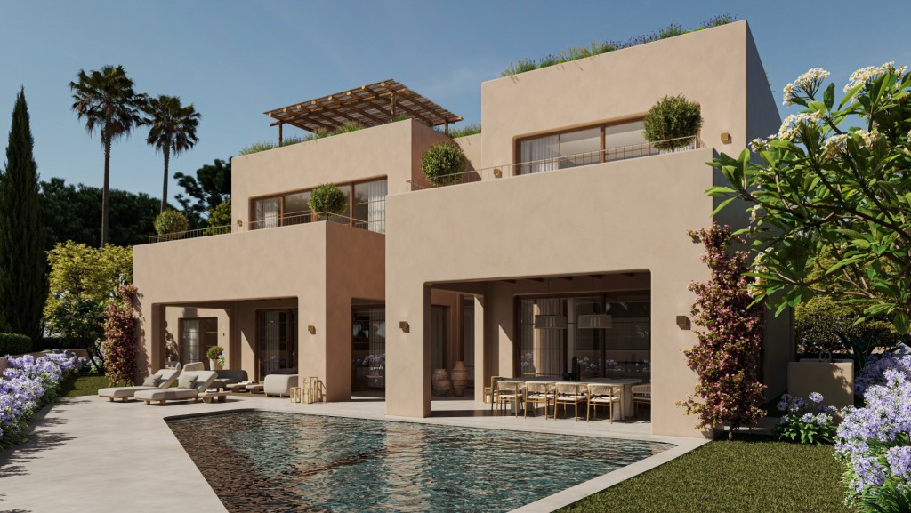Nuevo proyecto de villa junto a la playa de Marbella Milla de Oro (1)